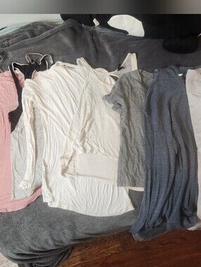 7pc Clothing Bundle: 4 Tops, 1 Hoodie, 1 Pants, 1 Dress